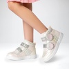 image:imageDREAM PAIRS Girls High Top Sneakers Star Casual ShoesWhite
