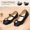 image:imageDREAM PAIRS Girls Mary Jane Bow Ballet FlatsBlack