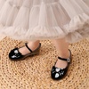 image:imageDREAM PAIRS Girls Mary Jane Bow Ballet FlatsBlackpat