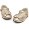 image:imageDREAM PAIRS Girls Mary Jane Bow Ballet FlatsGold