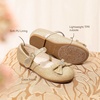 image:imageDREAM PAIRS Girls Mary Jane Bow Ballet FlatsGoldGlitter