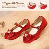 image:imageDREAM PAIRS Girls Mary Jane Bow Ballet FlatsRed