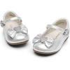 image:imageDREAM PAIRS Girls Mary Jane Bow Ballet FlatsSilver