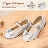 image:imageDREAM PAIRS Girls Mary Jane Bow Ballet FlatsWhite