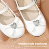 image:imageDREAM PAIRS Girls Mary Jane Bow Ballet FlatsWhitePat