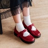 image:imageDREAM PAIRS Girls Mary Jane School Uniform ShoesRed