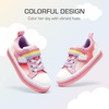 image:imageDREAM PAIRS Girls Rainbow Shoes School SneakersRainbowPink