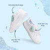 image:imageDREAM PAIRS Girls Rainbow Shoes School SneakersWhite