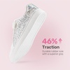 image:imageDREAM PAIRS Girls School Sneakers Glitter ShoesAll White