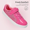 image:imageDREAM PAIRS Girls School Sneakers Glitter ShoesHot Pink