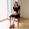 image:imageDREAM PAIRS Girls School Uniform Mary Jane ShoesRed