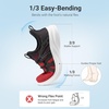image:imageDREAM PAIRS Kid Shoes Slip On Sneakers RunningRedBlack