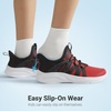 image:imageDREAM PAIRS Kid Shoes Slip On Sneakers RunningRedBlack