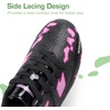image:imageDREAM PAIRS Kids Low Top Soccer CleatsBlackHot Pink