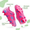 image:imageDREAM PAIRS Kids Low Top Soccer CleatsHot PinkBlue