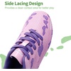 image:imageDREAM PAIRS Kids Low Top Soccer CleatsPinkPurple