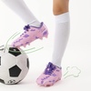 image:imageDREAM PAIRS Kids Low Top Soccer CleatsPinkPurple
