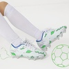 image:imageDREAM PAIRS Kids Low Top Soccer CleatsWhiteGreen
