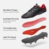 image:imageDREAM PAIRS Kids Multi Ground Soccer CleatsBlackRed