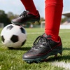image:imageDREAM PAIRS Kids Multi Ground Soccer CleatsBlackRed