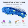 image:imageDREAM PAIRS Kids Multi Ground Soccer CleatsWhiteBlue