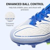image:imageDREAM PAIRS Kids Multi Ground Soccer CleatsWhiteBlue