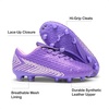 image:imageDREAM PAIRS Kids Outdoor Soccer CleatsLightPurplePink