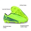image:imageDREAM PAIRS Kids Outdoor Soccer CleatsNeonGreenBlack