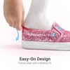 image:imageDREAM PAIRS Kids Sneakers Glitter SlipOnPink