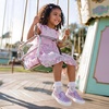 image:imageDREAM PAIRS Kids Sneakers Glitter SlipOnPurple