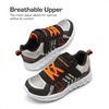 image:imageDREAM PAIRS Kids Sneakers RunningBlackGreyOrange