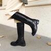 image:imageDREAM PAIRS KneeHigh Buckle Strap Riding BootsBlackpu