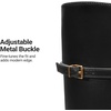 image:imageDREAM PAIRS KneeHigh Buckle Strap Riding BootsBlackpu