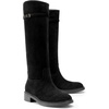 image:imageDREAM PAIRS KneeHigh Buckle Strap Riding BootsBlacksuede