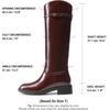 image:imageDREAM PAIRS KneeHigh Buckle Strap Riding BootsBrown