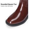 image:imageDREAM PAIRS KneeHigh Buckle Strap Riding BootsBrown