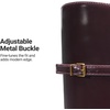 image:imageDREAM PAIRS KneeHigh Buckle Strap Riding BootsBurgundy