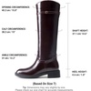 image:imageDREAM PAIRS KneeHigh Buckle Strap Riding BootsBurgundy