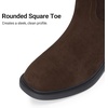 image:imageDREAM PAIRS KneeHigh Buckle Strap Riding BootsDark Brown