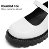 image:imageDREAM PAIRS Mary Jane Platform Pumps Shoes for WomenWhite