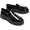 image:imageDREAM PAIRS Platform Chunky Loafers for WomenBlackpatent