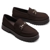 image:imageDREAM PAIRS Platform Chunky Loafers for WomenDark Brown