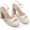 image:imageDREAM PAIRS Platform High Heels for WomenBeige