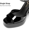 image:imageDREAM PAIRS Platform High Heels for WomenBlackpat