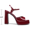 image:imageDREAM PAIRS Platform High Heels for WomenBurgundy