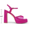 image:imageDREAM PAIRS Platform High Heels for WomenHot Pink