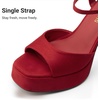 image:imageDREAM PAIRS Platform High Heels for WomenRed