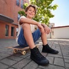 image:imageDREAM PAIRS Unisex Canvas Shoes High Top SneakersBlack
