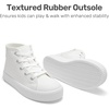 image:imageDREAM PAIRS Unisex Canvas Shoes High Top SneakersWhite