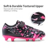 image:imageDREAM PAIRS UnisexKids Soccer CleatsBlackHot Pink